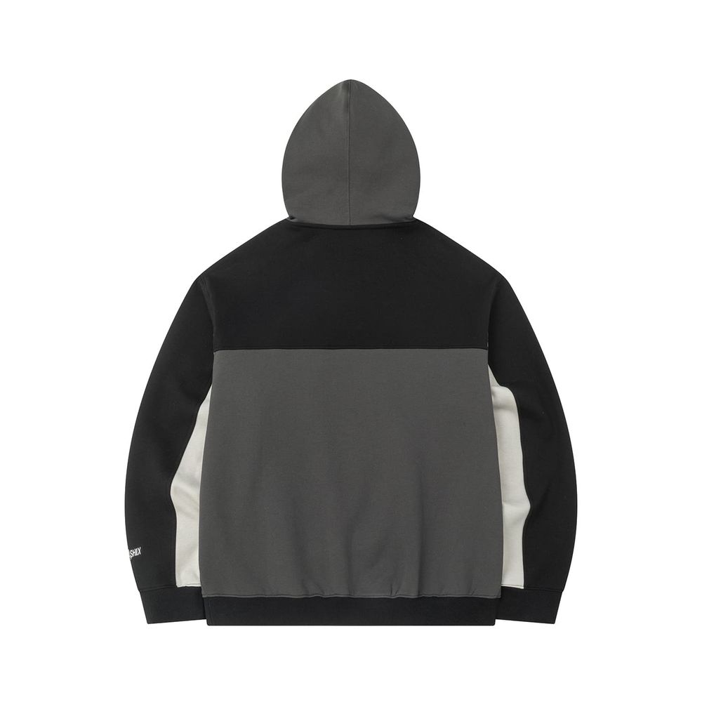 Худи Ymkashix HTF Three Color Block черный / серый