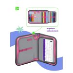 Пенал 1 отделение, 200*140*40 Berlingo "Cat Hugs", дополнительная откидная секция, полиэстер