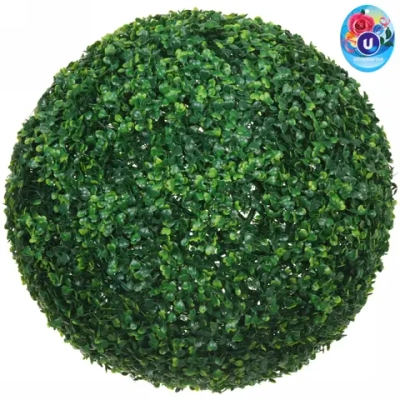 Искусственное растение шар «Самшит» темно-зеленый D-45см Ultramarine