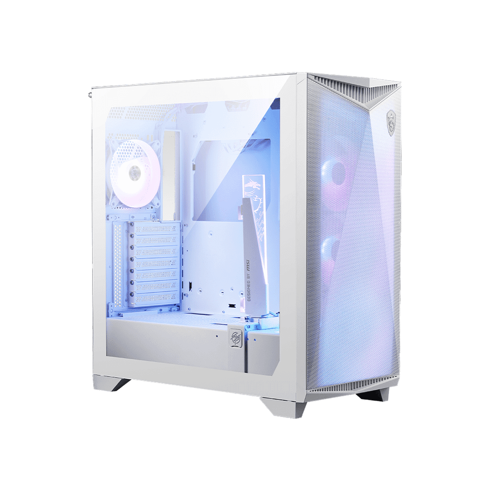 Компьютерный корпус MSI MPG GUNGNIR 300R AIRFLOW E-ATX/ATX/mATX/Mini-ITX, 3xUSB 3.2, ARGB WHITE