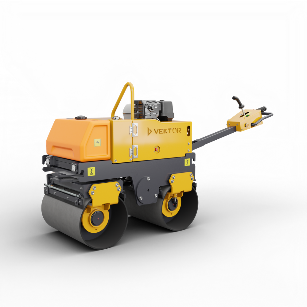 Виброкаток ручной двухвальцовый Vektor VRDR-800D