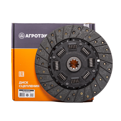 421-1601130 AE Диск сцепления ведомый, ГАЗ, УАЗ, под лепестковую корзину с 5-ступенчатой КПП, d=240м