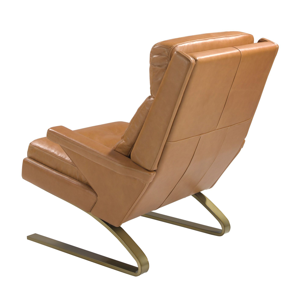 Кресло Angel Cerda из кожи цвета Camel 5157