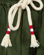 Шорты MC Saint Barth Marseille зеленый лен