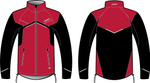 Куртка разминочная KV+ DAVOS red/black, унисекс, 23V116.3