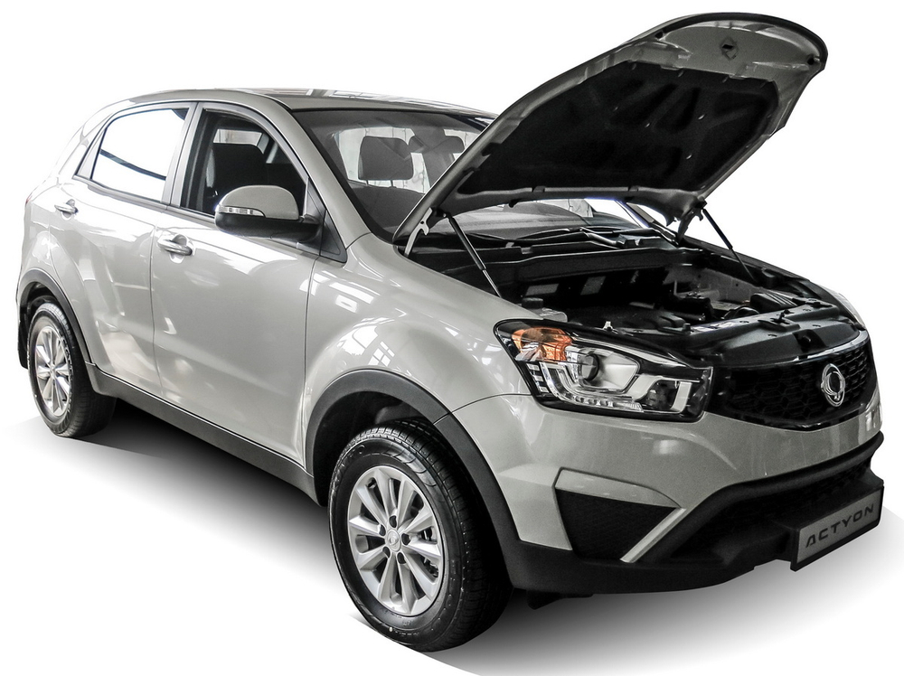 Упоры капота АвтоУпор для SsangYong Actyon II рестайлинг 2013-2021, 2 шт., USSACT012