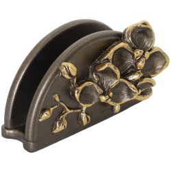 Сувенир Салфетница Орхидея Мильтония Бронза