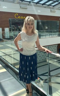 Летняя юбка-жатка