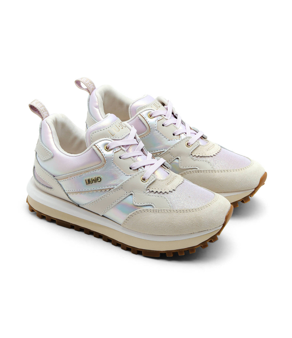 кожаные кроссовки wonder up 2 Liu Jo - бежевый(BA2097 PX102)