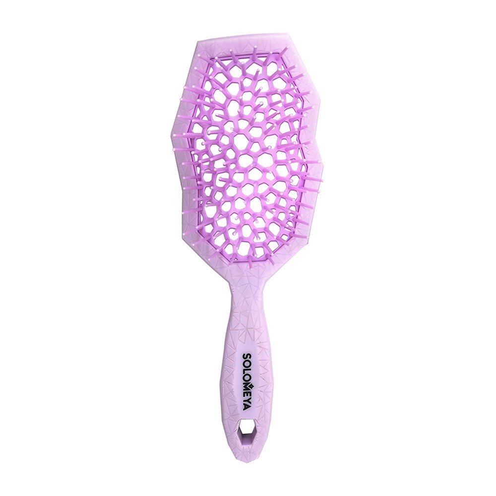 Solomeya Wide teeth air cushion brush for wet&dry hair массажная расческа для сухих и влажных волос с широкими зубьями