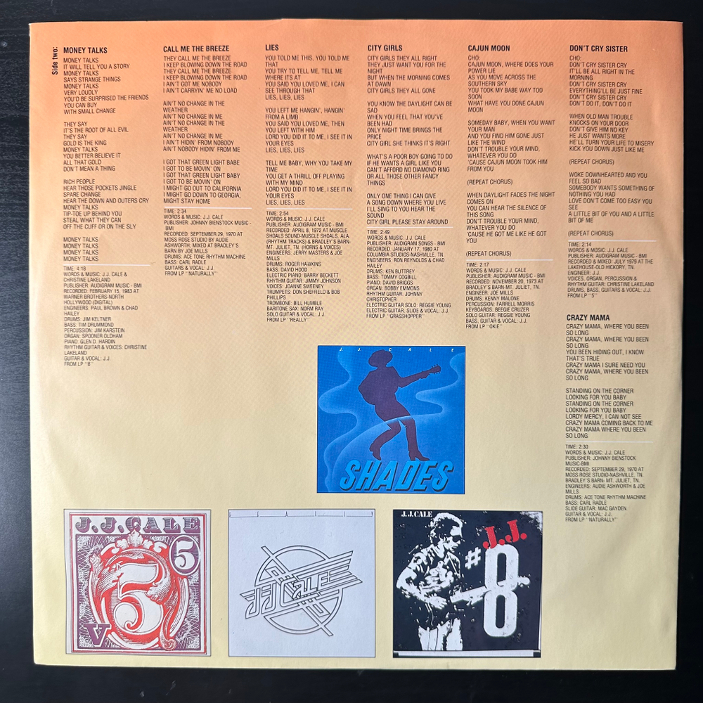 JJ Cale ‎– Special Edition (Голландия 1984г.)