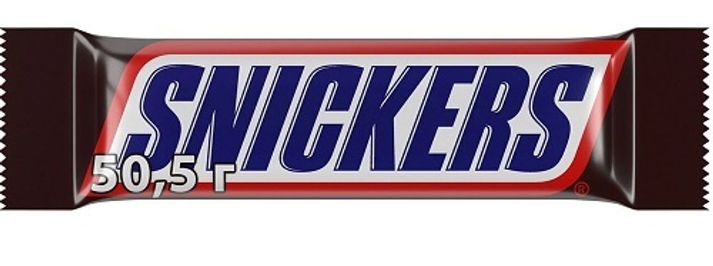 Батончик шоколадный Snickers, 50.5г