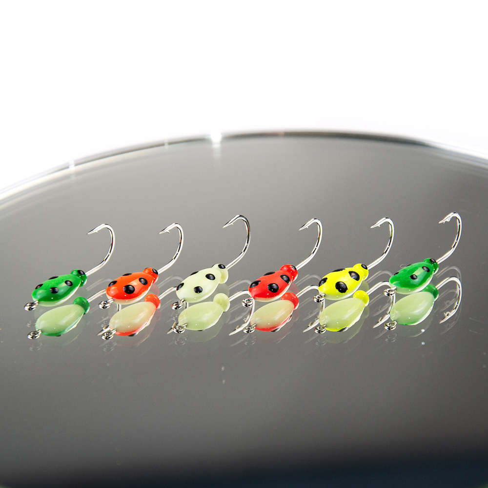 Мормышка фосфорная 18-У, №4, ABC (набор 48шт)