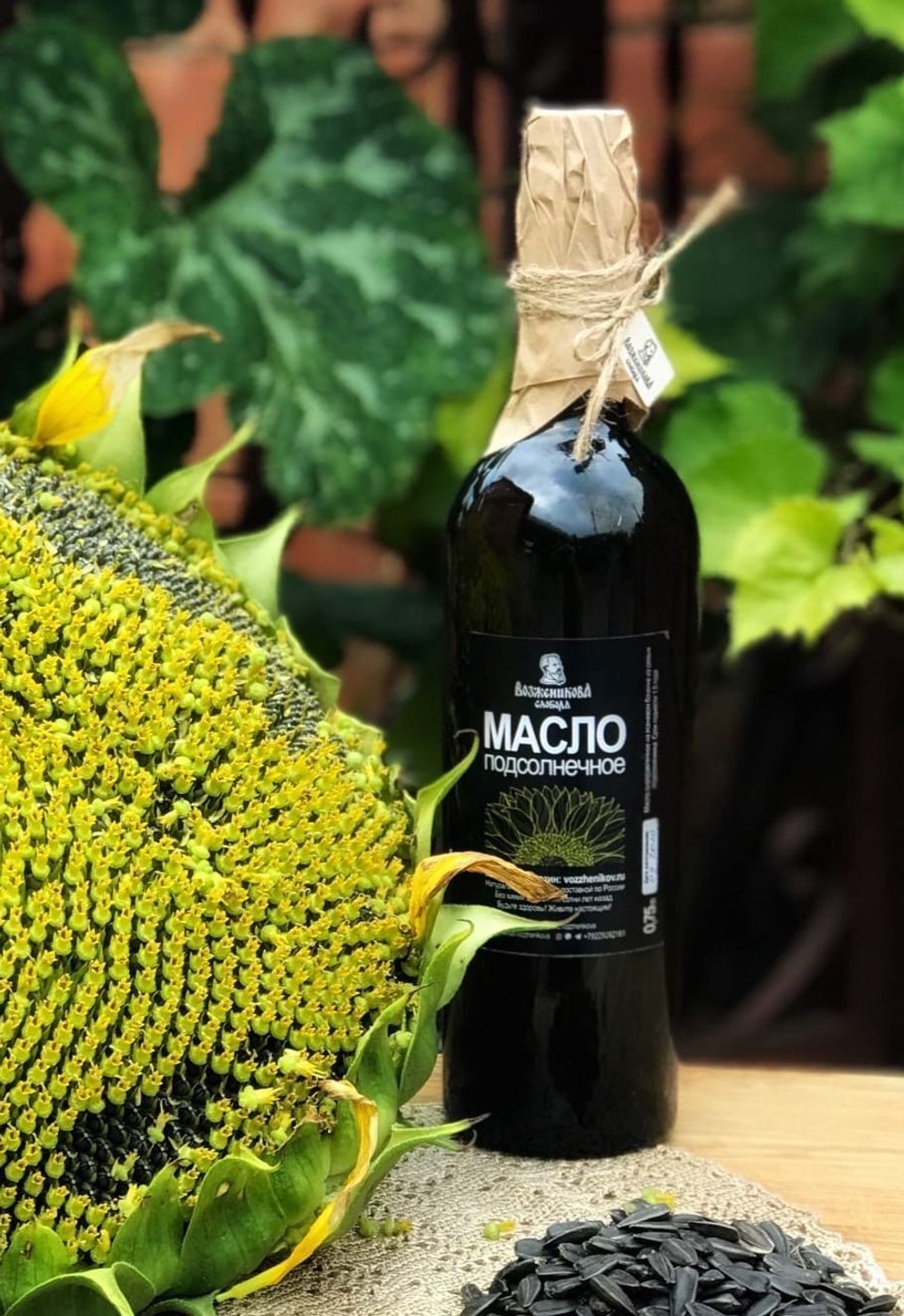 Масло подсолнечное сыродавленное слобода Возженикова