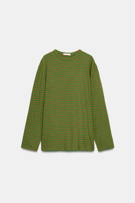 ZARA ФУТБОЛКА ОВЕРСАЙЗ В ПОЛОСКУ, ПОЛОСКИ