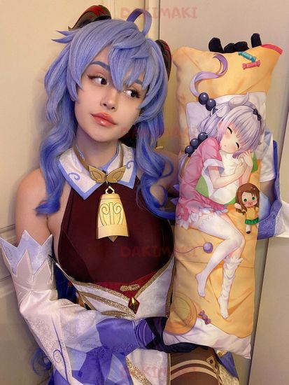 Мини дакимакура Канна Камуи из Дракон-горничная госпожи Кобаяши арт. M0132, 60х20 см