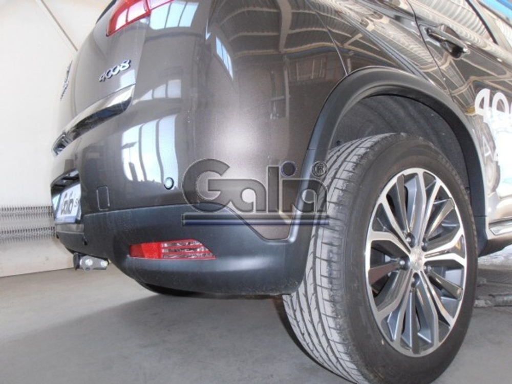 Фаркоп оцинкованный Galia M122A для Mitsubishi Eclipse Cross 2018-, Mitsubishi ASX 2010-, Citroen C4 Aircross 2012-, Peugeot 4008 2012-(паспорт и сертификат в комплекте)(без электрики)
