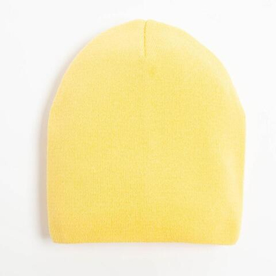 Шапка для девочек горчица, р-р 50-52 7724102