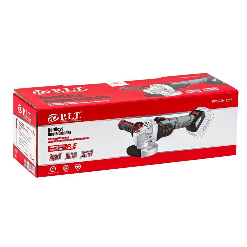 УШМ аккумуляторная P.I.T. PWS 20H-125B SOLO