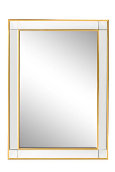 Зеркало декоративное с золотой отделкой