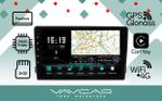 Магнитола для Ford Mondeo 4, Focus 2, S-Max/Galaxy и пр. (ШГУ овальное) - Vaycar VA17-1140 на Android 13, Быстрая, 4G SIM-слот