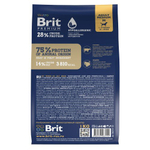 Корм для собак сухой BRIT PREMIUM с индейкой и телятиной для собак "Dog Adult Medium",1 кг