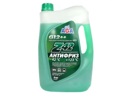 Антифриз AGA зеленый (-42/+123) готовый 5кг