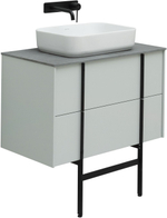 Тумба с раковиной Allen Brau Reality 1.32005.PWM 80 рapyrus white matt