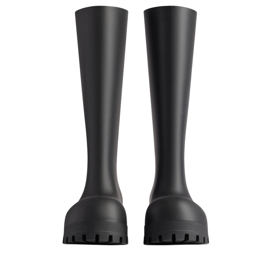 Balenciaga Bulldozer Rainboots "Black Rubber" Women"s