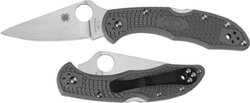 Нож складной Spyderco C11FPGY Delica 4 Flat Ground Gray