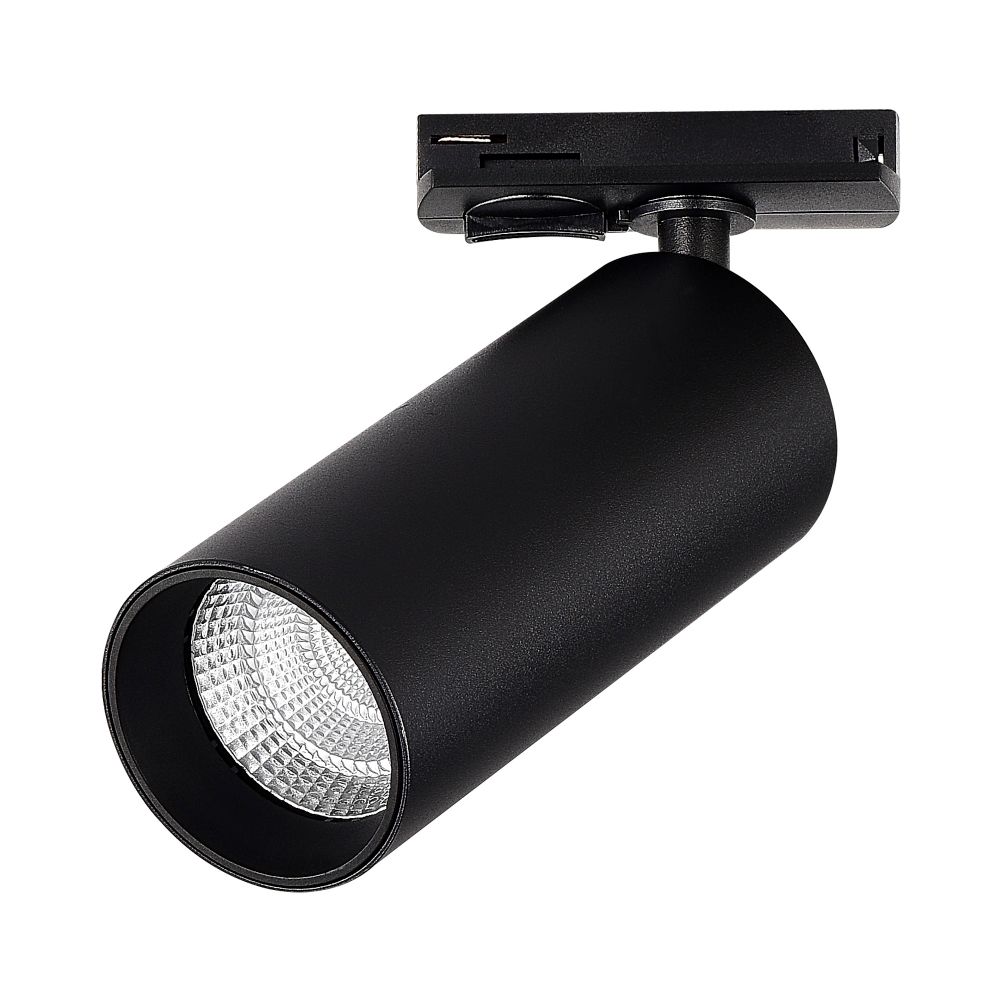 ST384.446.20 Св-к трек. Zoom Черный LED 1*20W 4000K 1 800Lm Ra&amp;gt;90 10-55°  IP20 L170xW60xH- 220V Однофазная трековая система