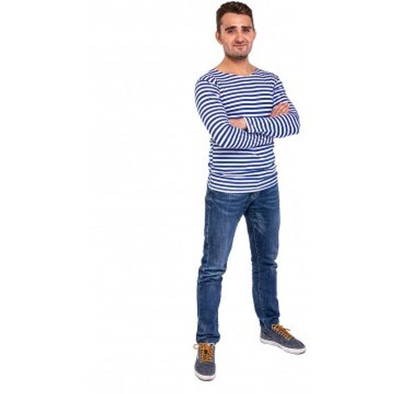 Тельняшка Helios кулирка голубая полоса р. 54