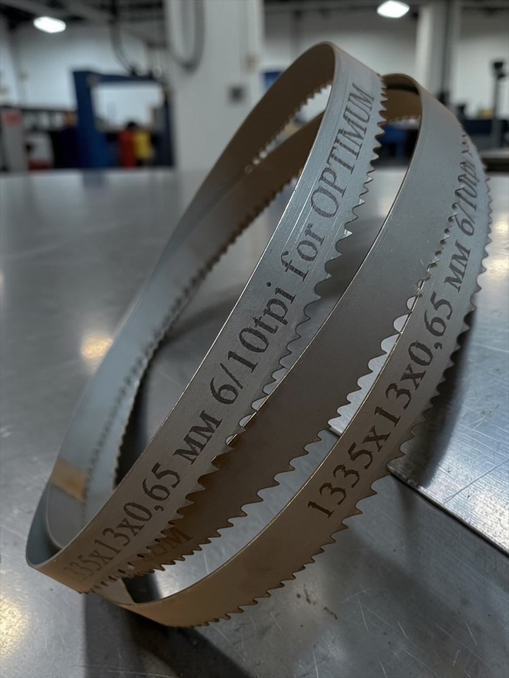 Полотно ленточное биметаллическое HSS 1335x13x0,65 мм 6/10 tpi для OPTIMUM OPTIsaw SP 11V
