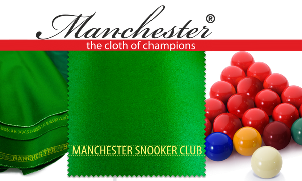 Сукно Manchester Snooker CLUB — бескомпромиссное решение для тех, кто стремится к совершенству в игре!