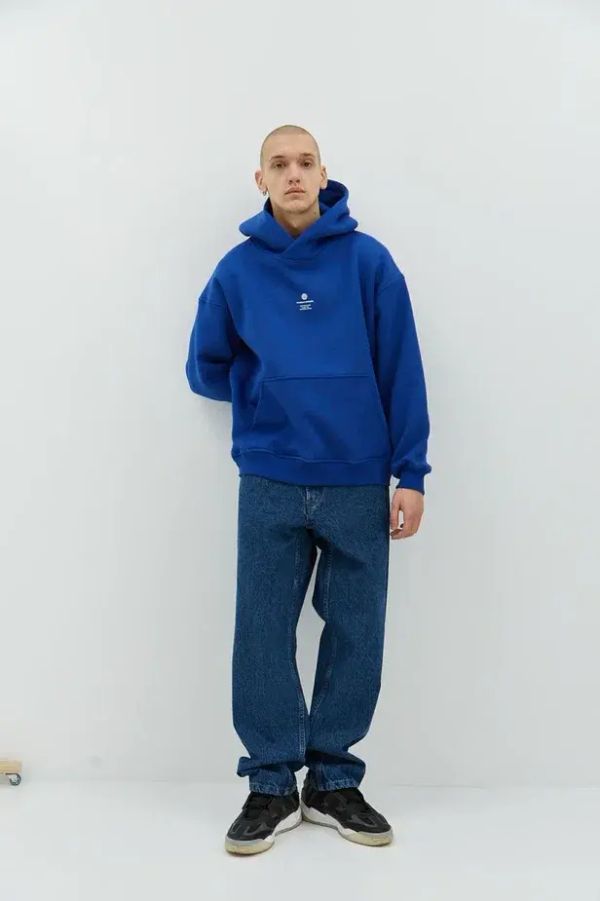 Худи Base minimal ультрамарин - фото 7
