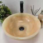Раковина из оникса Bowl Yellow TinLip BO-62891 40*40*15 140