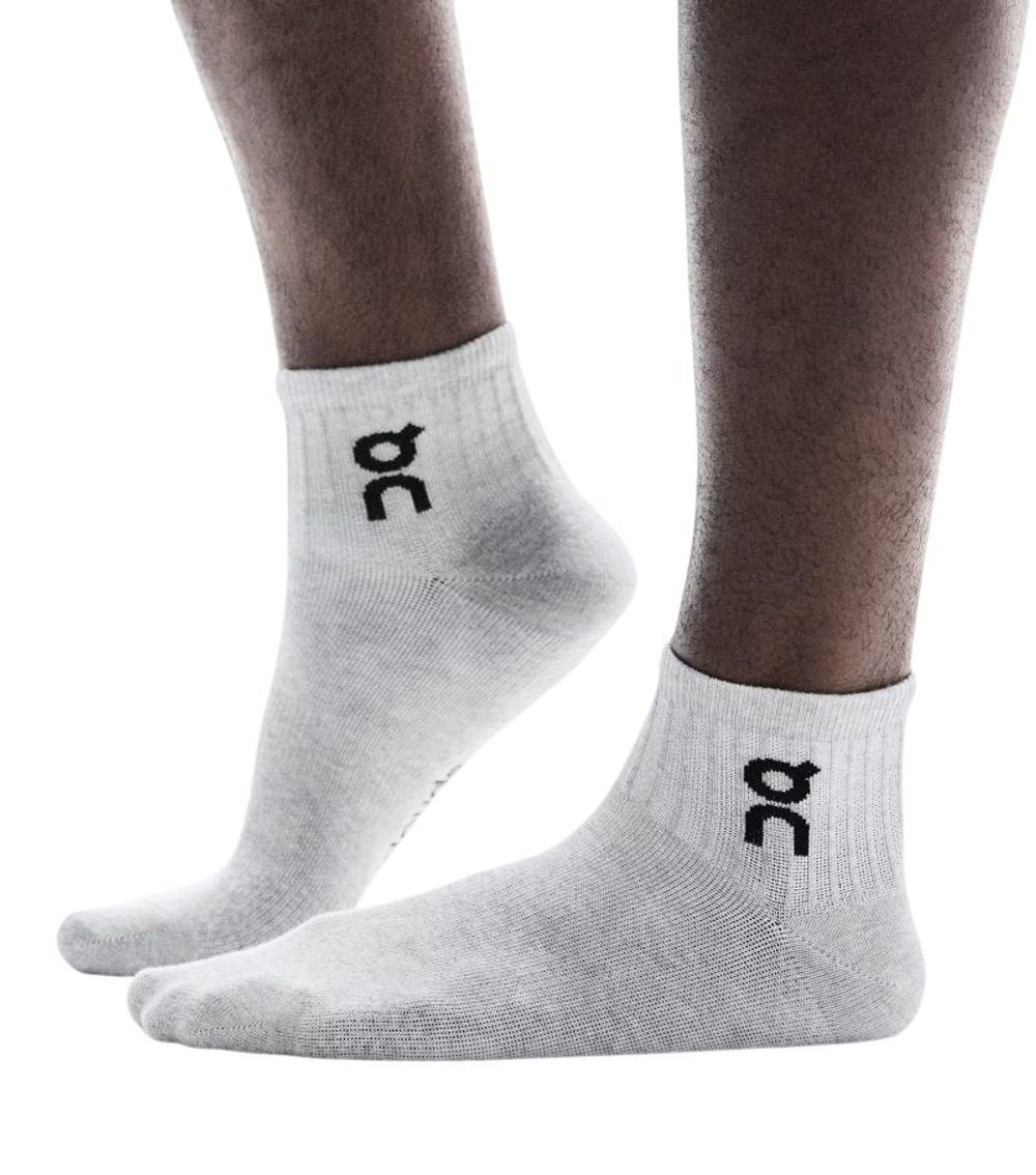 Теннисные носки On Logo Mid 3P - grey