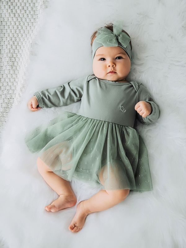 Повязка с бантом из фатина 