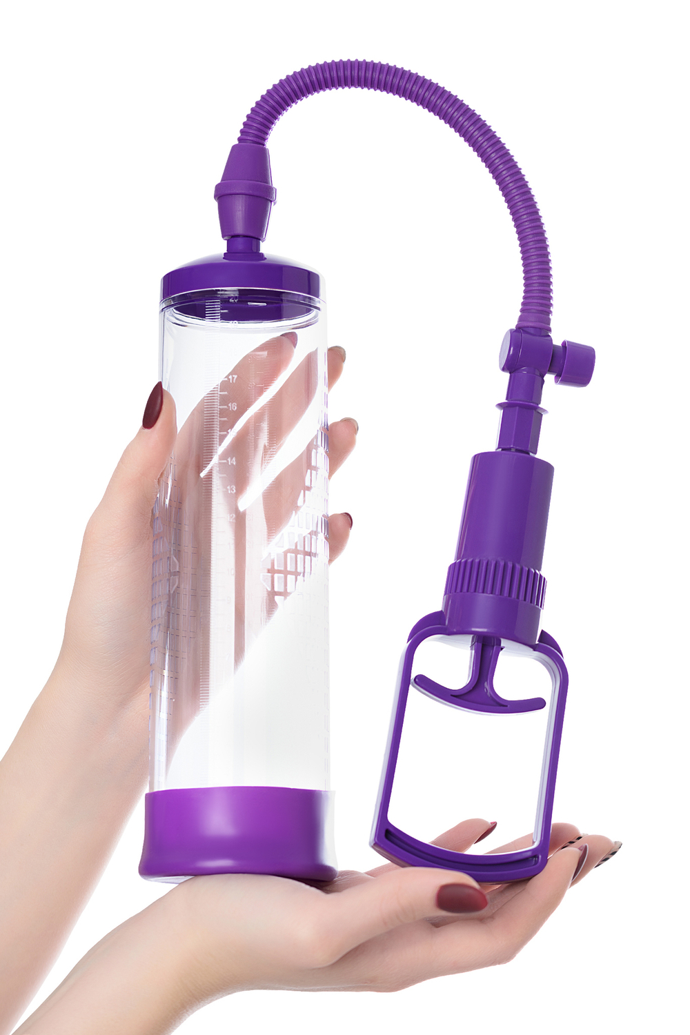 Вакуумная помпа Sexus Men фиолетовая 22 см