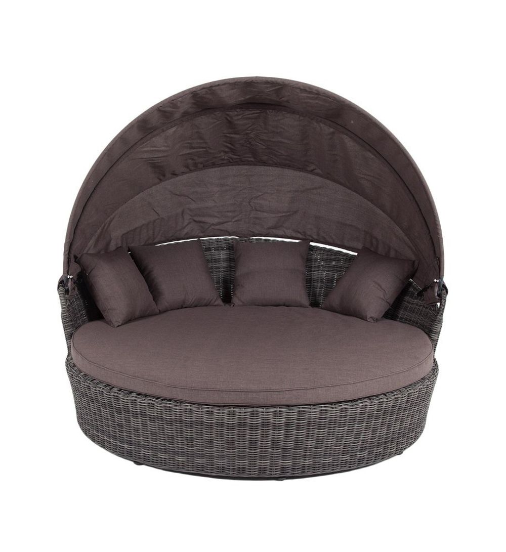 Стильяно, шезлонг графит, искусственный ротанг