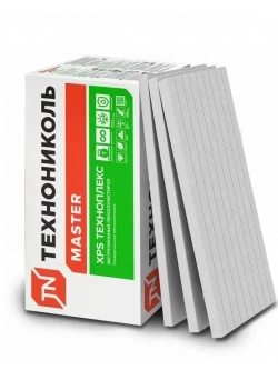 утеплитель XPS ТЕХНОНИКОЛЬ Техноплекс FAS 50 мм (12 упаковок/ 96 листов/ 65,70 м2) из пенополистирола для фасада, стен, крыши, пола.