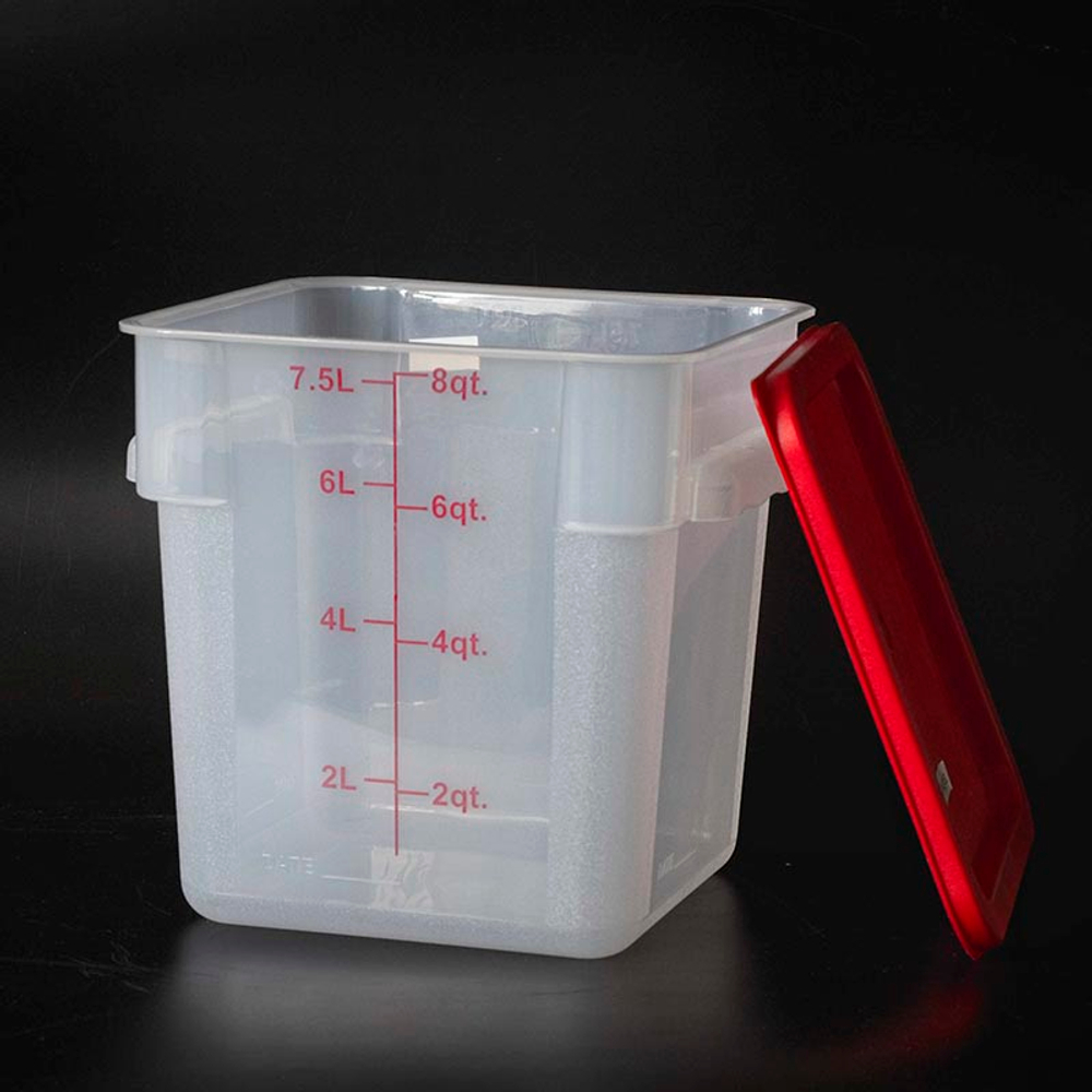 Емкость для ферментации 8 л с крышкой (полипропилен)