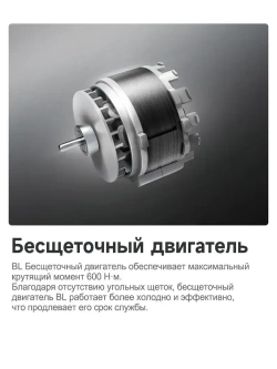 Бесщеточный Гайковерт Электроинструмент VVOSAI WS-L5-D1-3P-SX, 20В 600Нм, 1xLi-ion, ЗУ, кейс для хранения, 1 головка 17 19 21мм