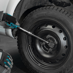 Ключ-трещотка телескопический 1/2", 305-445 мм, CrV, 72 зуба, с быстрым сбросом, хром Gross