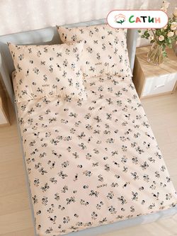 Наволочка комплект 2шт сатин Milky Garden "Nice Day" 70x70 см на молнии