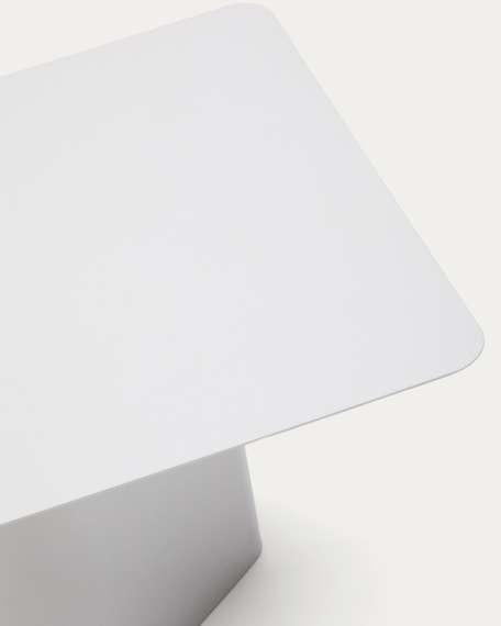 Журнальный столик Arvin 70x52х55 см, серый металл