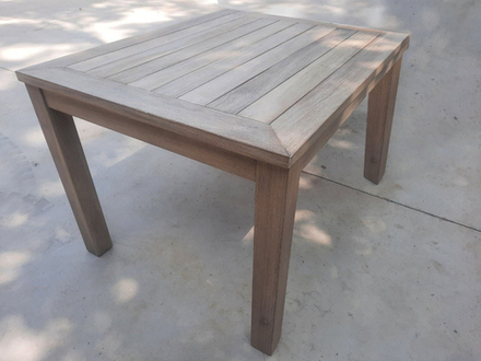 Стол деревянный обеденный Tagliamento Kia, натуральный 900х900х750