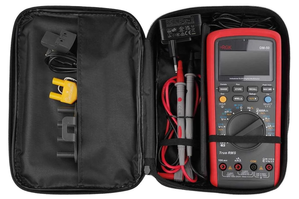Мультиметр цифровой RGK DM-50 с поверкой