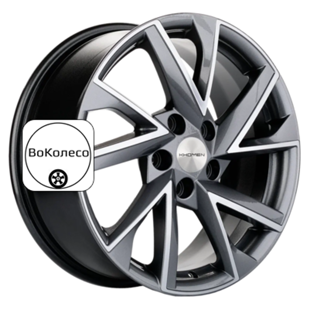 7x17/5x110 ET40 D67,1 KHW1714 (Evolute i-Joy) Gray-FP Khomen Wheels