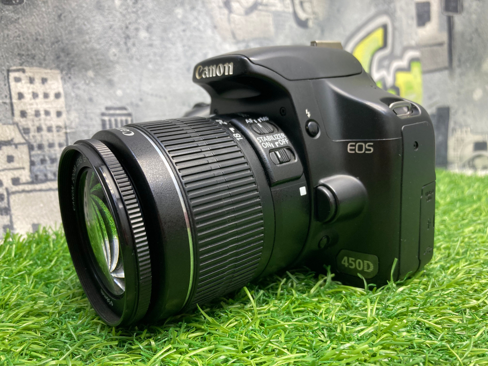 Canon EOS 450D kit 18-55mm IS II 22.400 кадров